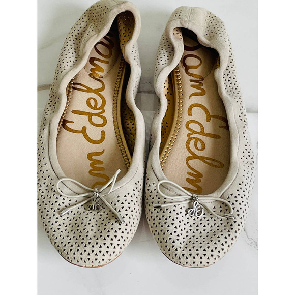 Sam Edelman Ballet Flats cut out detail neutral - Picture 2 of 5